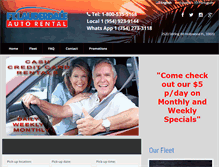 Tablet Screenshot of fortlauderdaleautorental.com